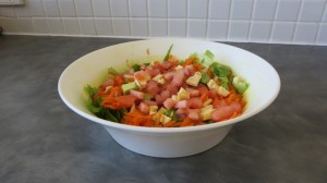 healthy lunch salad
